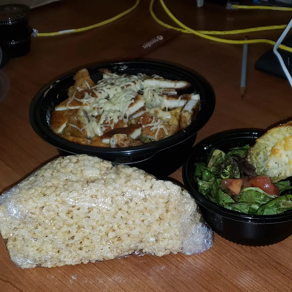 Chicken Penne Rosa and a Salad