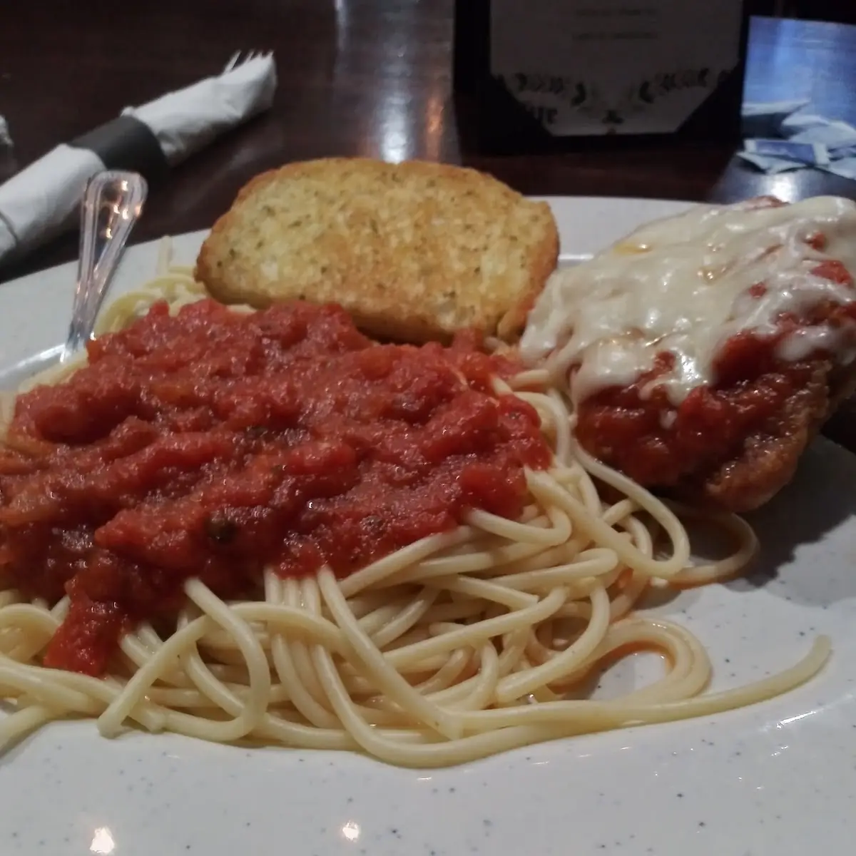 Chicken Parmesan with Spaghetti