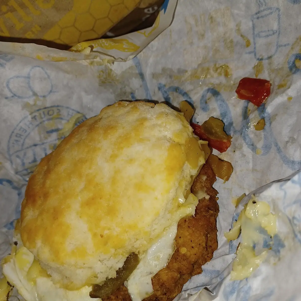Phillycounyry Fried Steak Biscuit