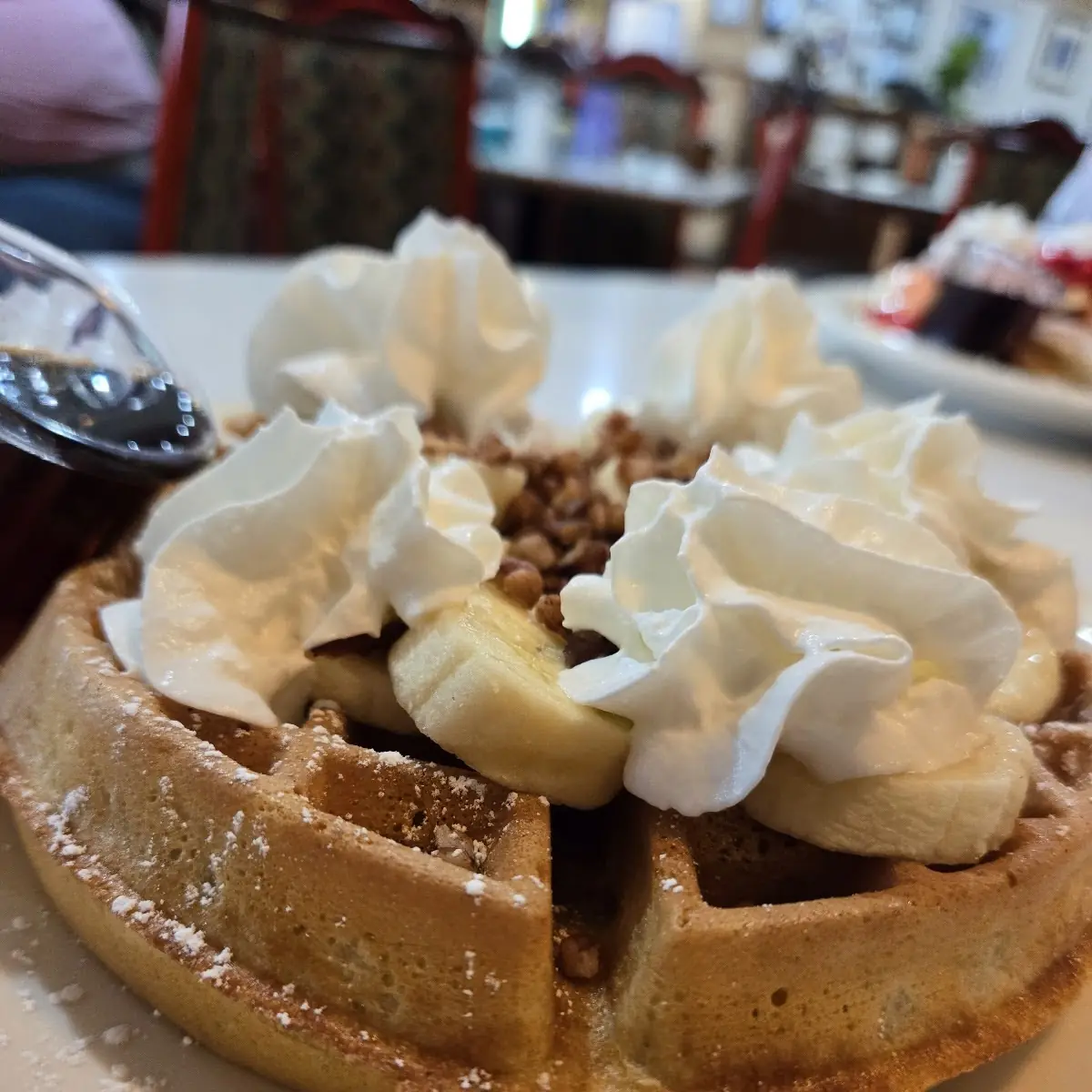 Banana Split Waffle