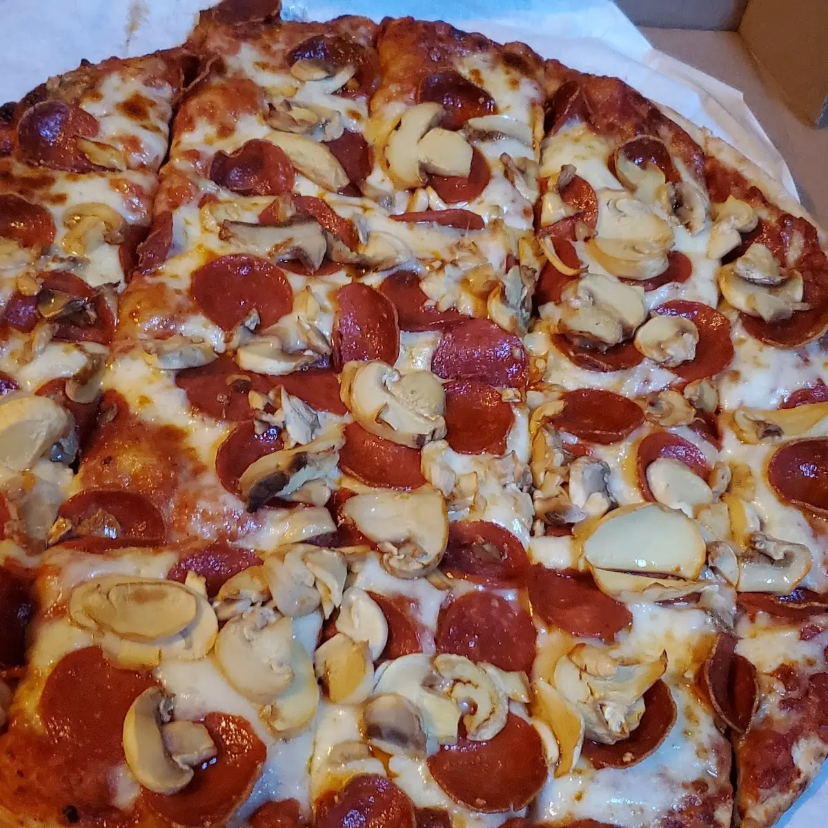 Pepperoni Mushroom Pizza