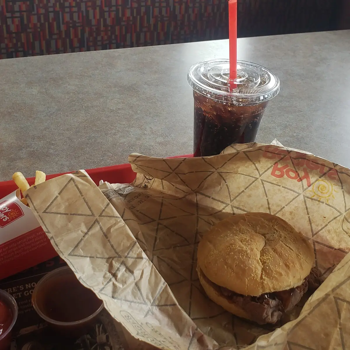 Large Roast Beef Combo