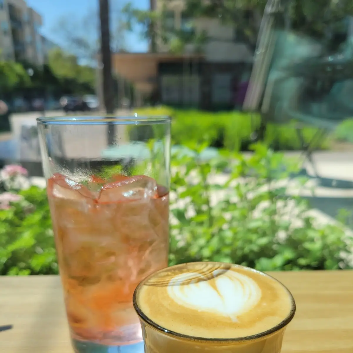 Hibiscus Tea & Cortado