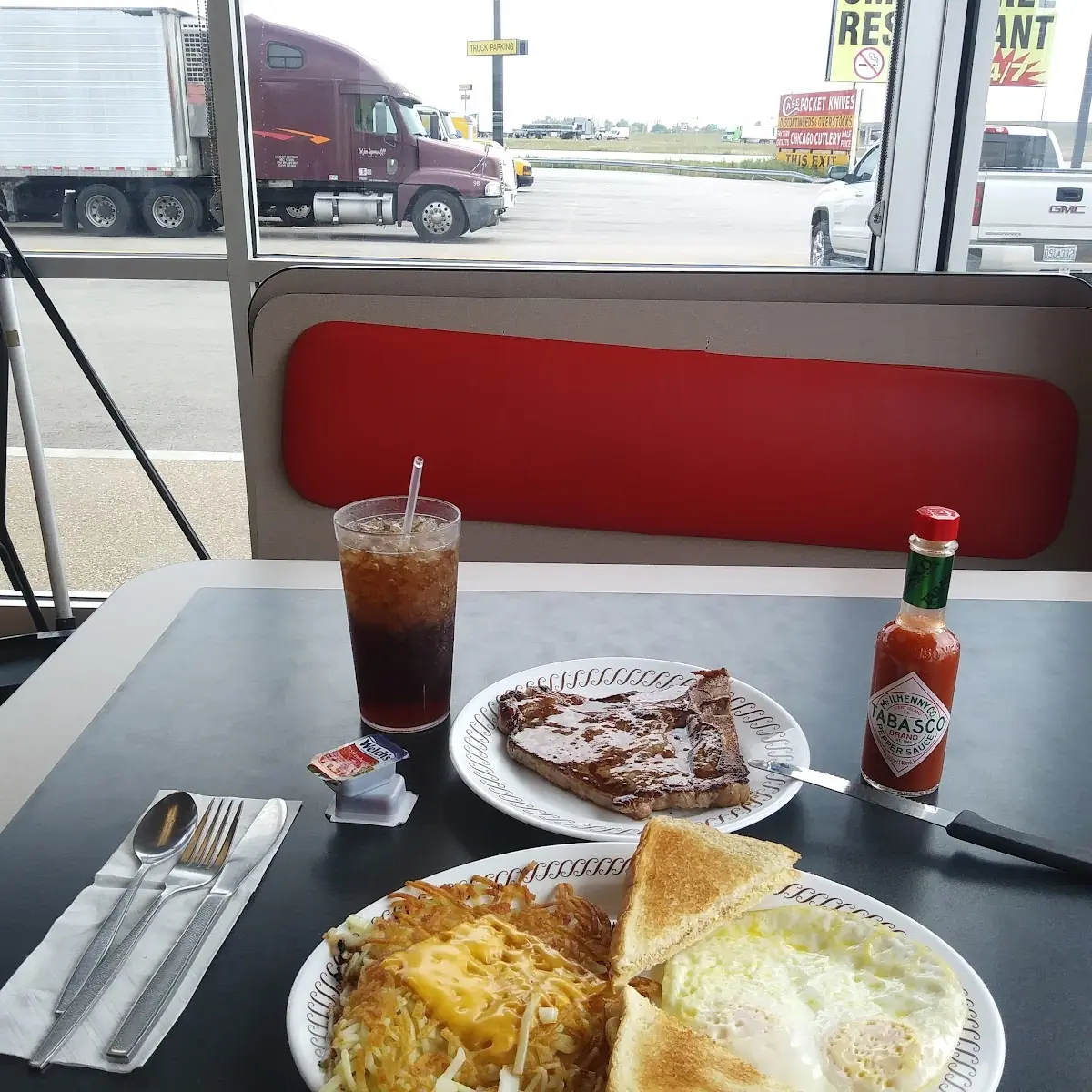 Hash Brown T Bone Steak