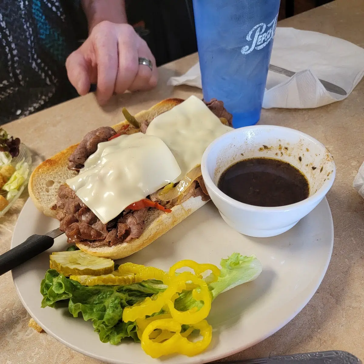 Philly Cheese Steak Sandwich
