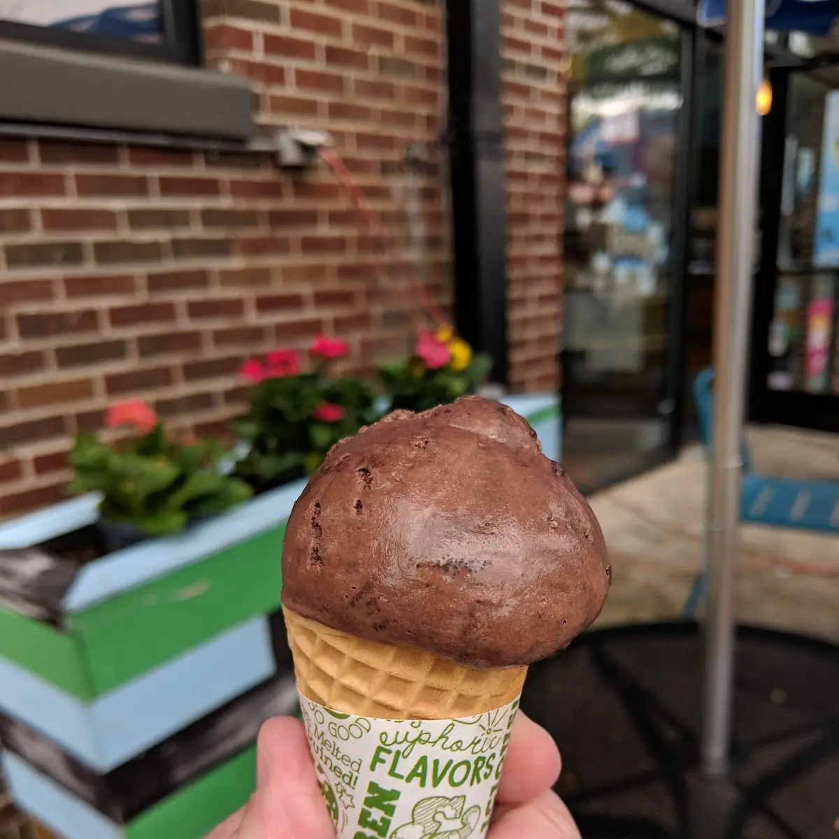 Chocolate Ice Cream Cone
