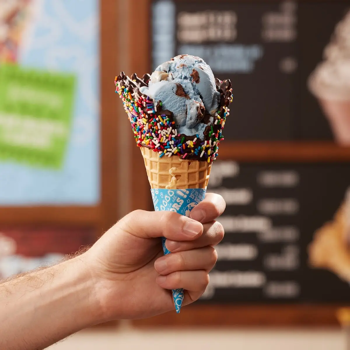 Waffle Cone Sundae