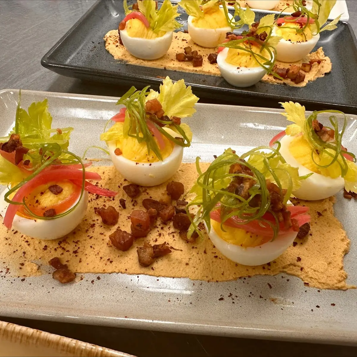Truffled Deviled Eggs