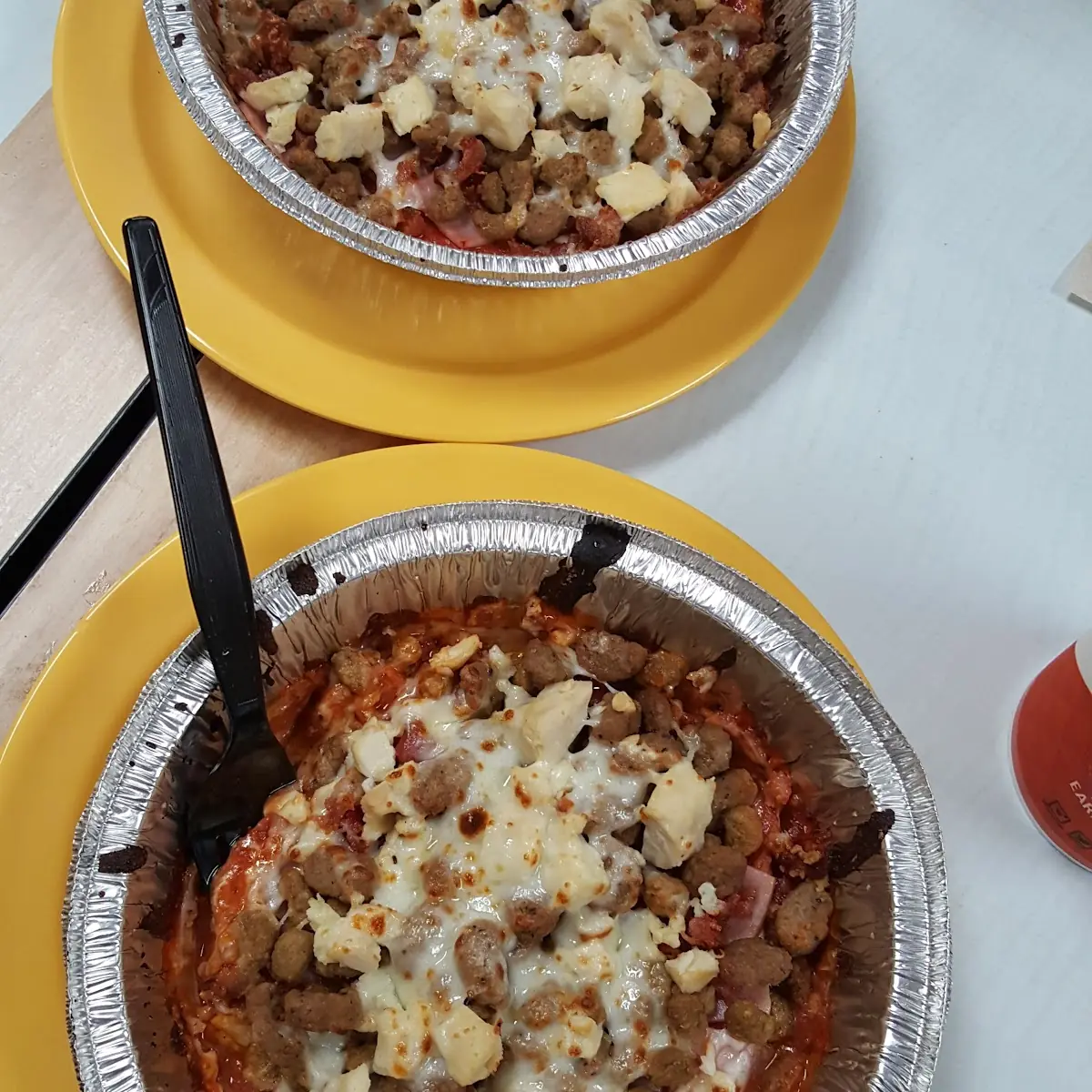 All Meat Pizza Bowl