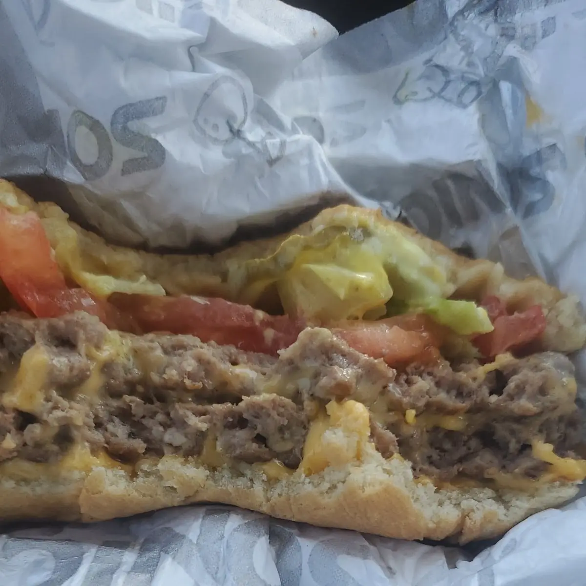 2 Super Sonic Double Cheeseburger