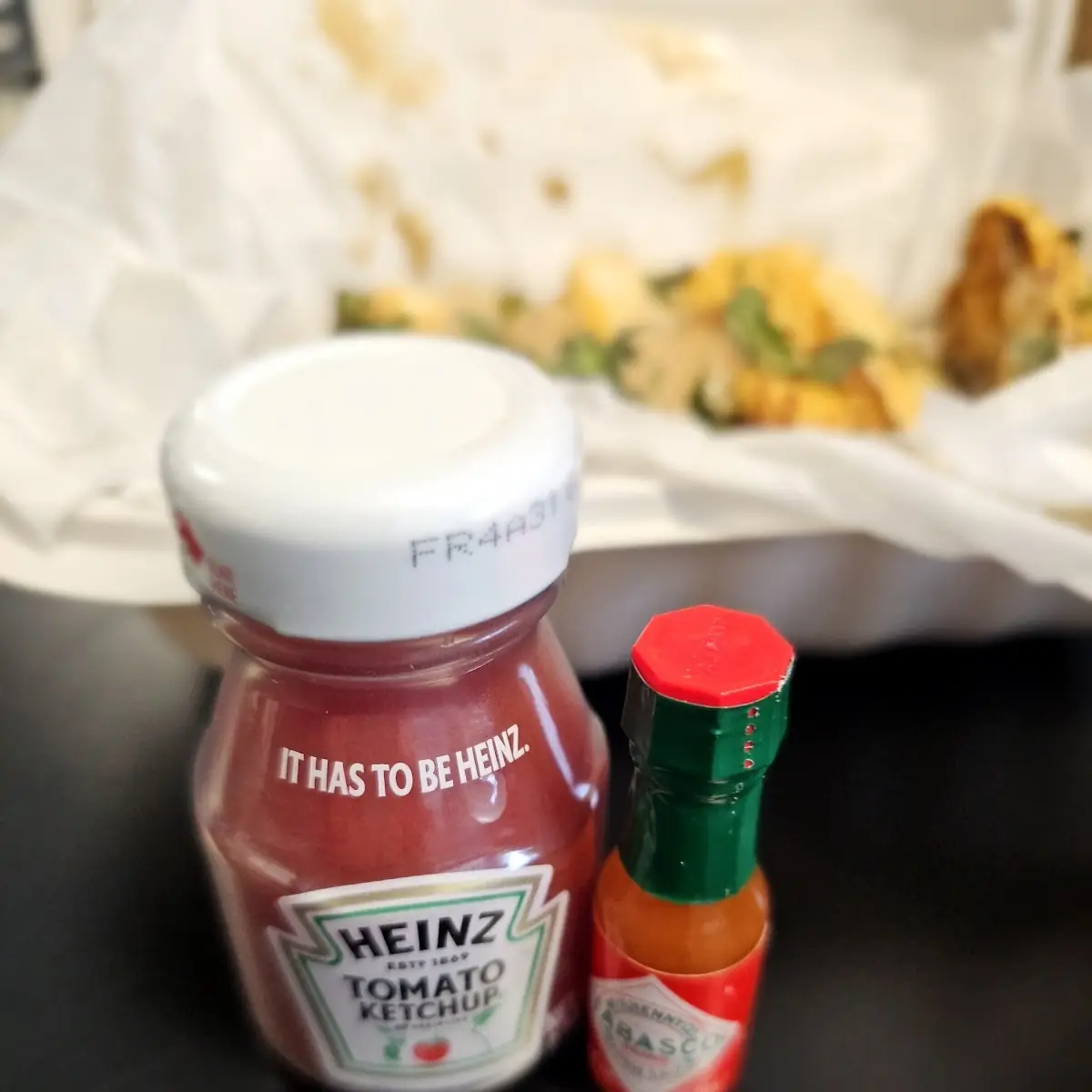 Cute Catsup and Hot Sauce