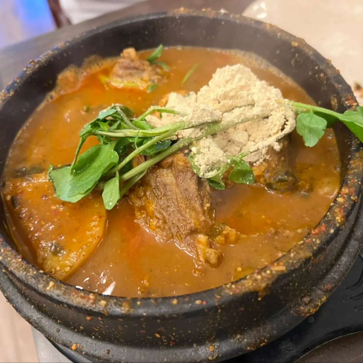 Braised Kimchi Stew with Pork Bone