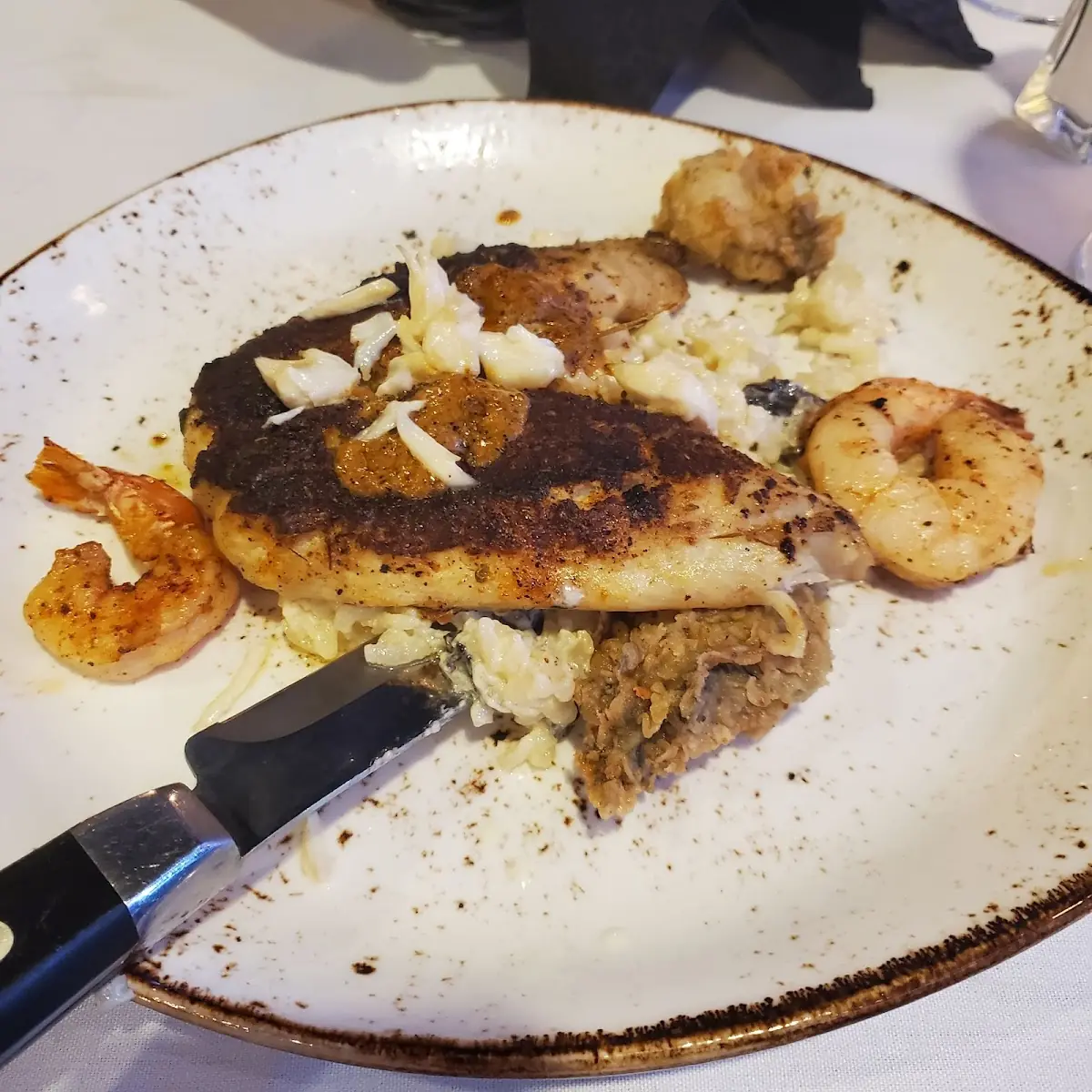 Grilled Snapper Pontchartrain