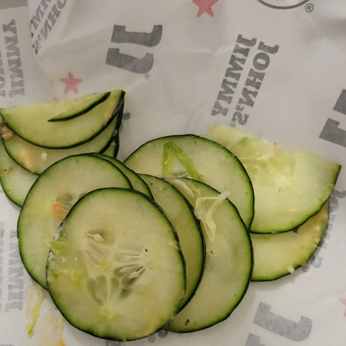 Sliced Cucumber