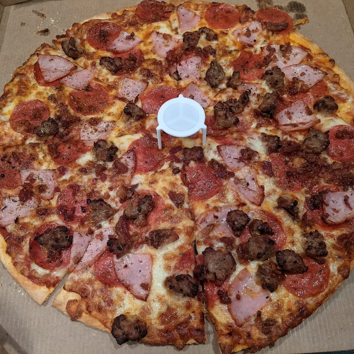 Thin Crust Meat Topper