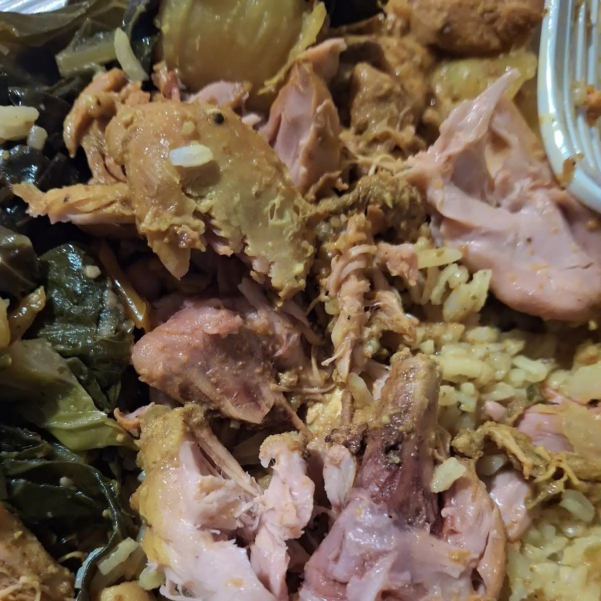 Curry Chicken He Said It's Done Without Looking It's Very Red