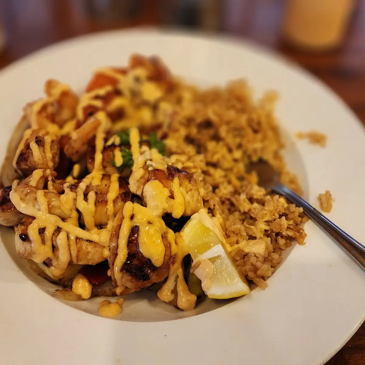 Chicken and Shrimp Fried Rice