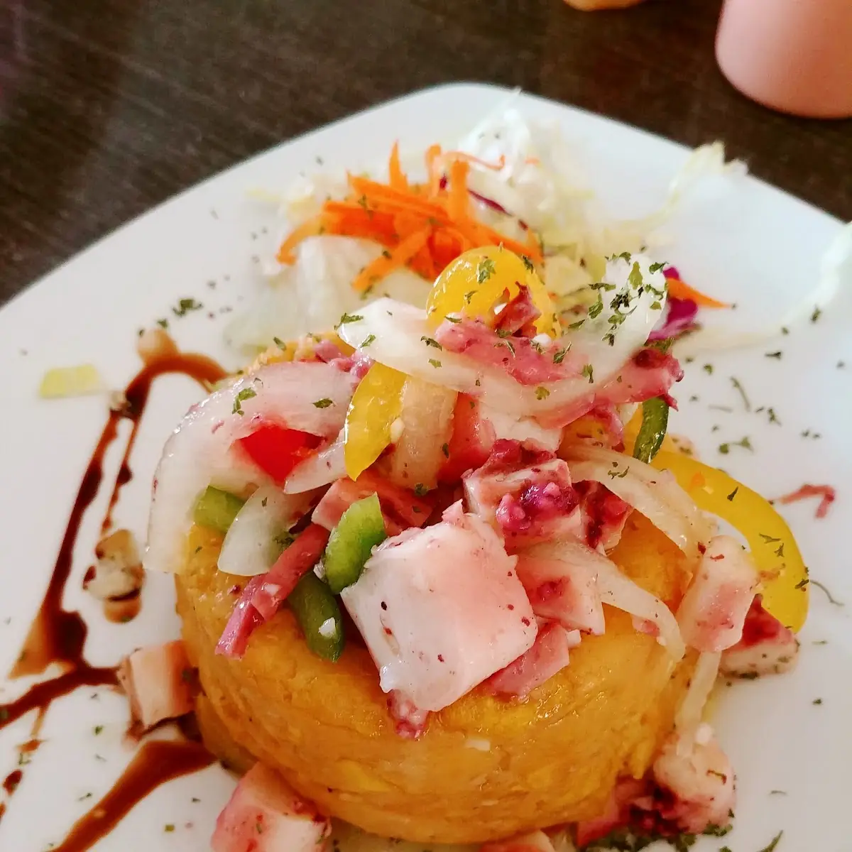 Mofongo Relleno De Mariscos