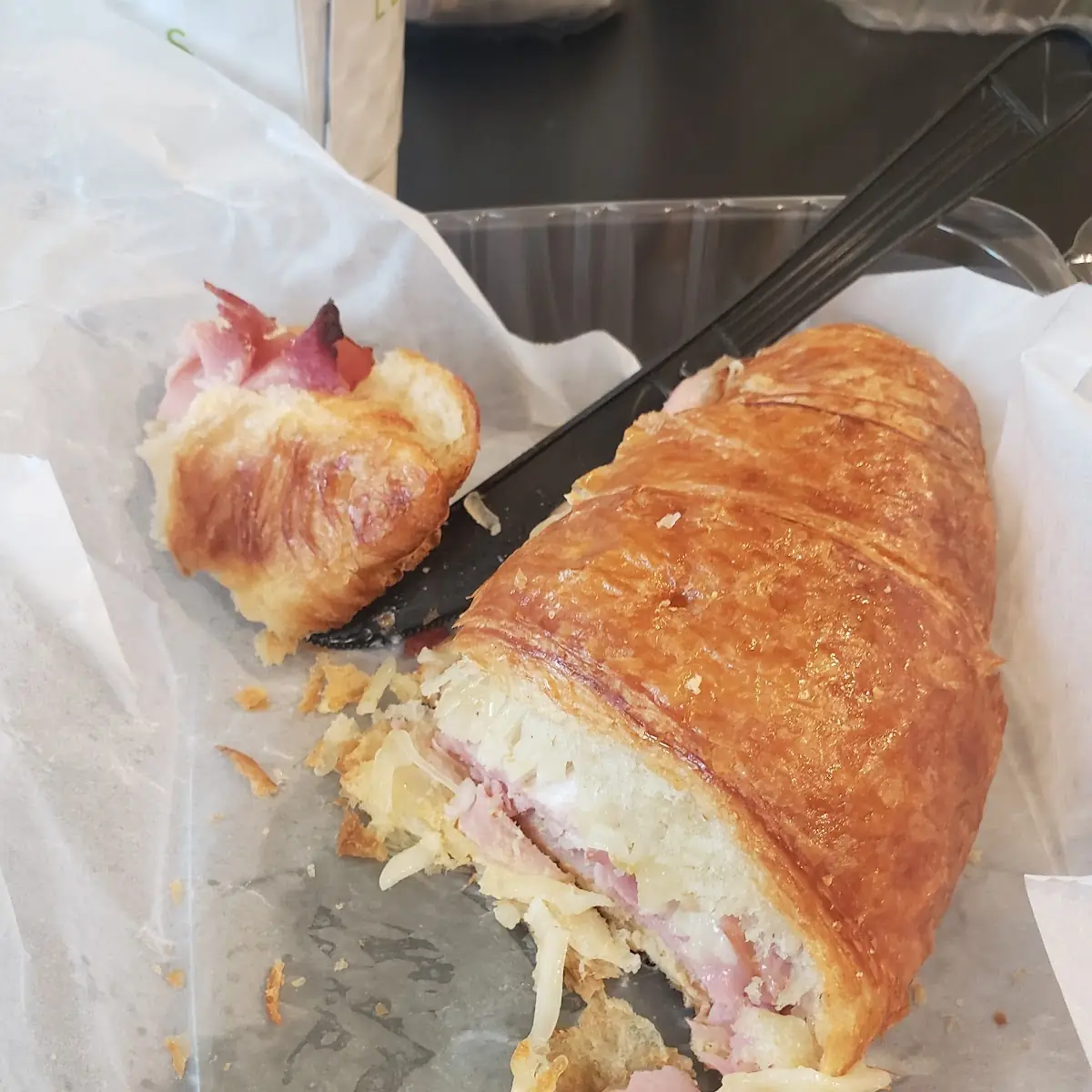 Ham and Cheese Croissant