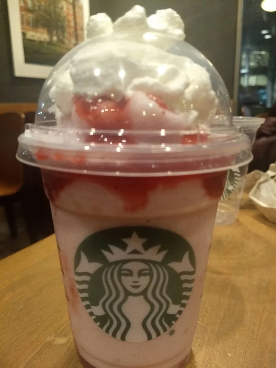 Strawberry Crème Frappuccino Blended Beverage