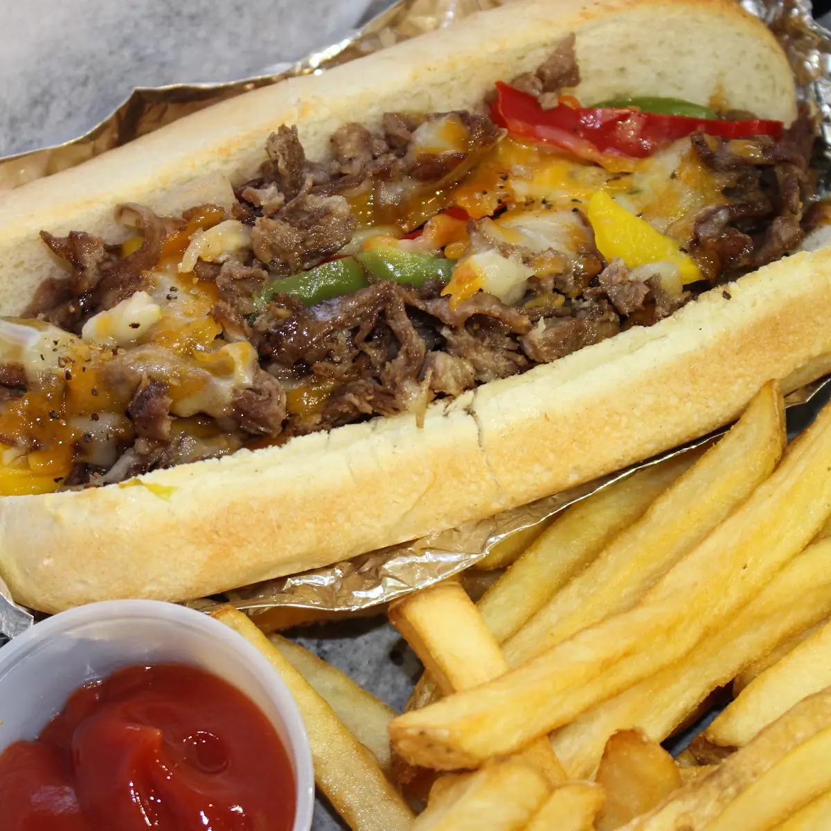 Cheesy Steak Sandwich