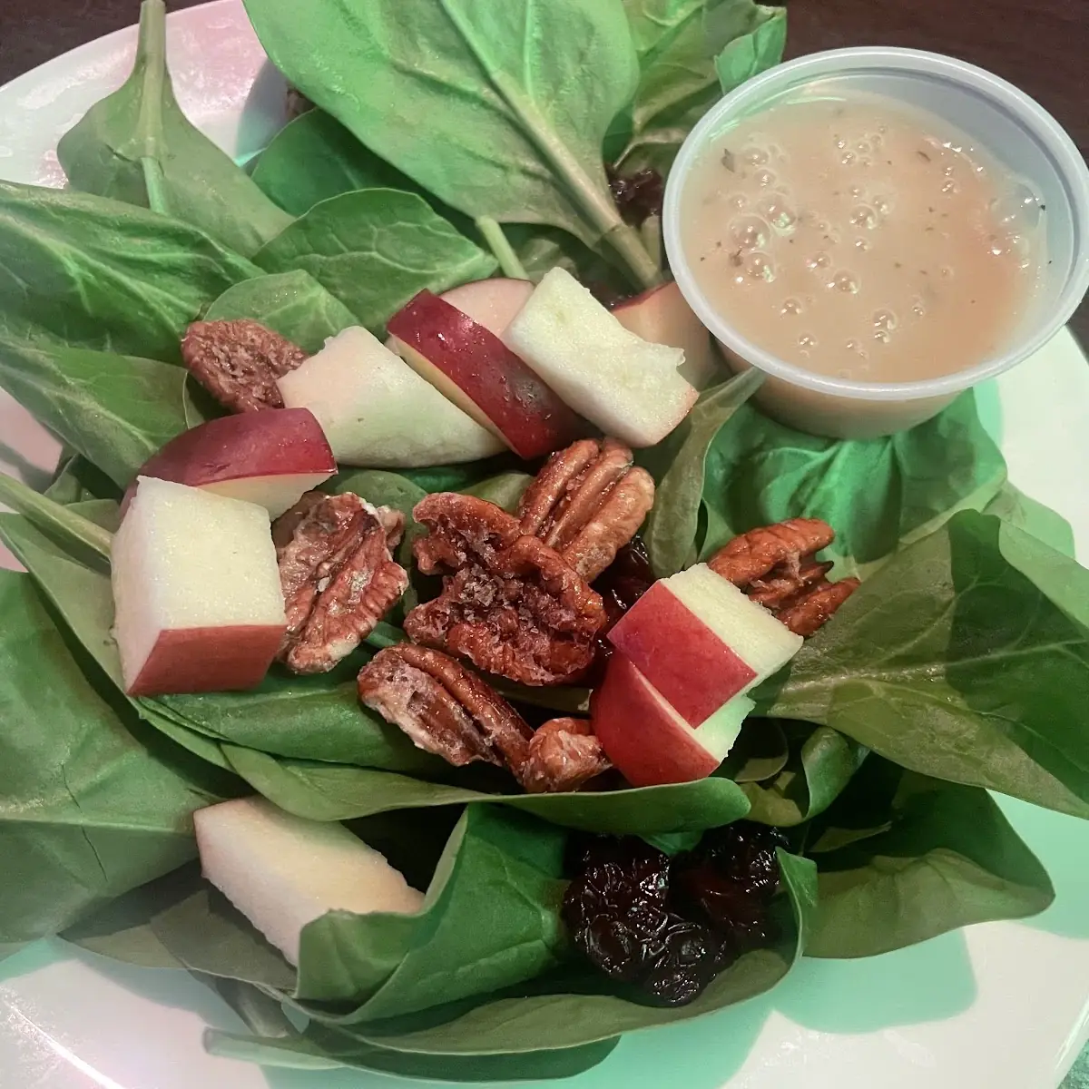 Enlightened Spinach Salad