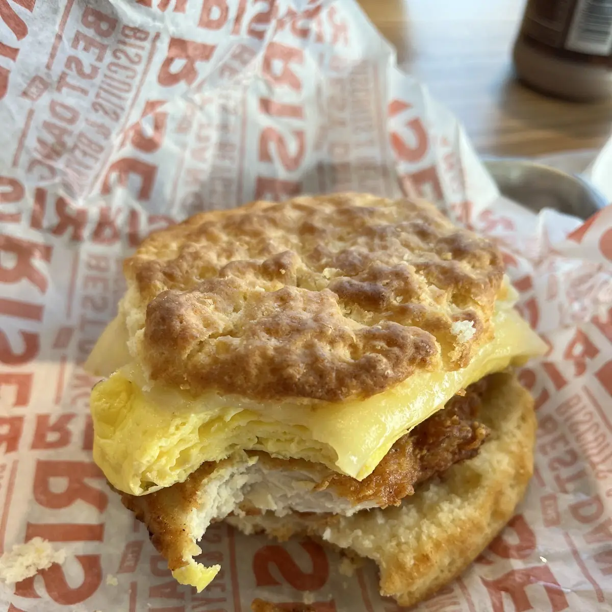 Biscuit with Scrambled Egg