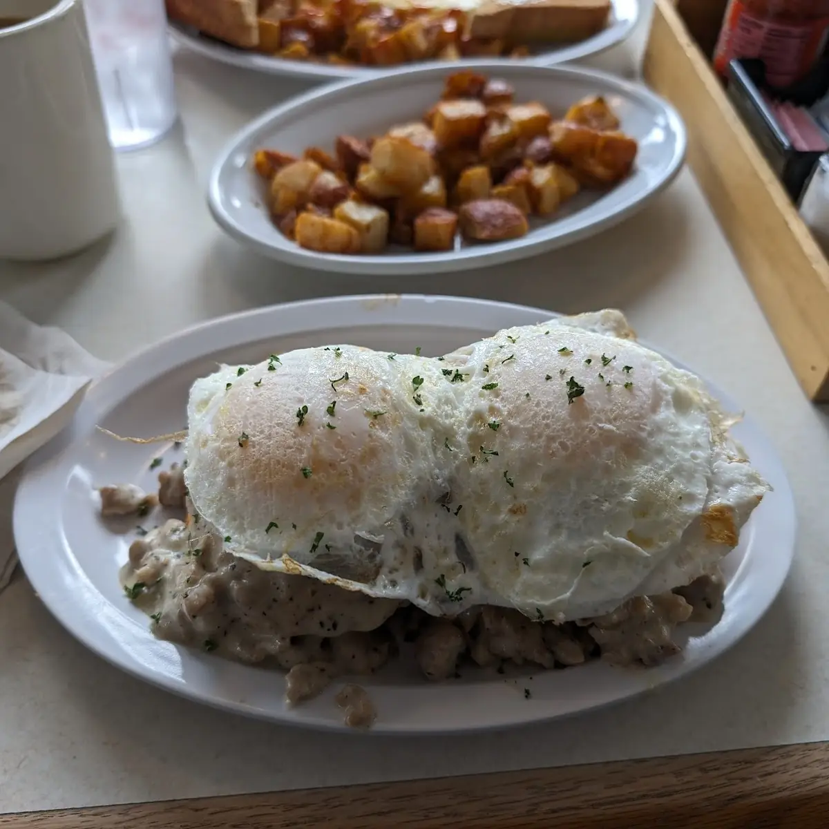 Eggs Home Fries & Toast