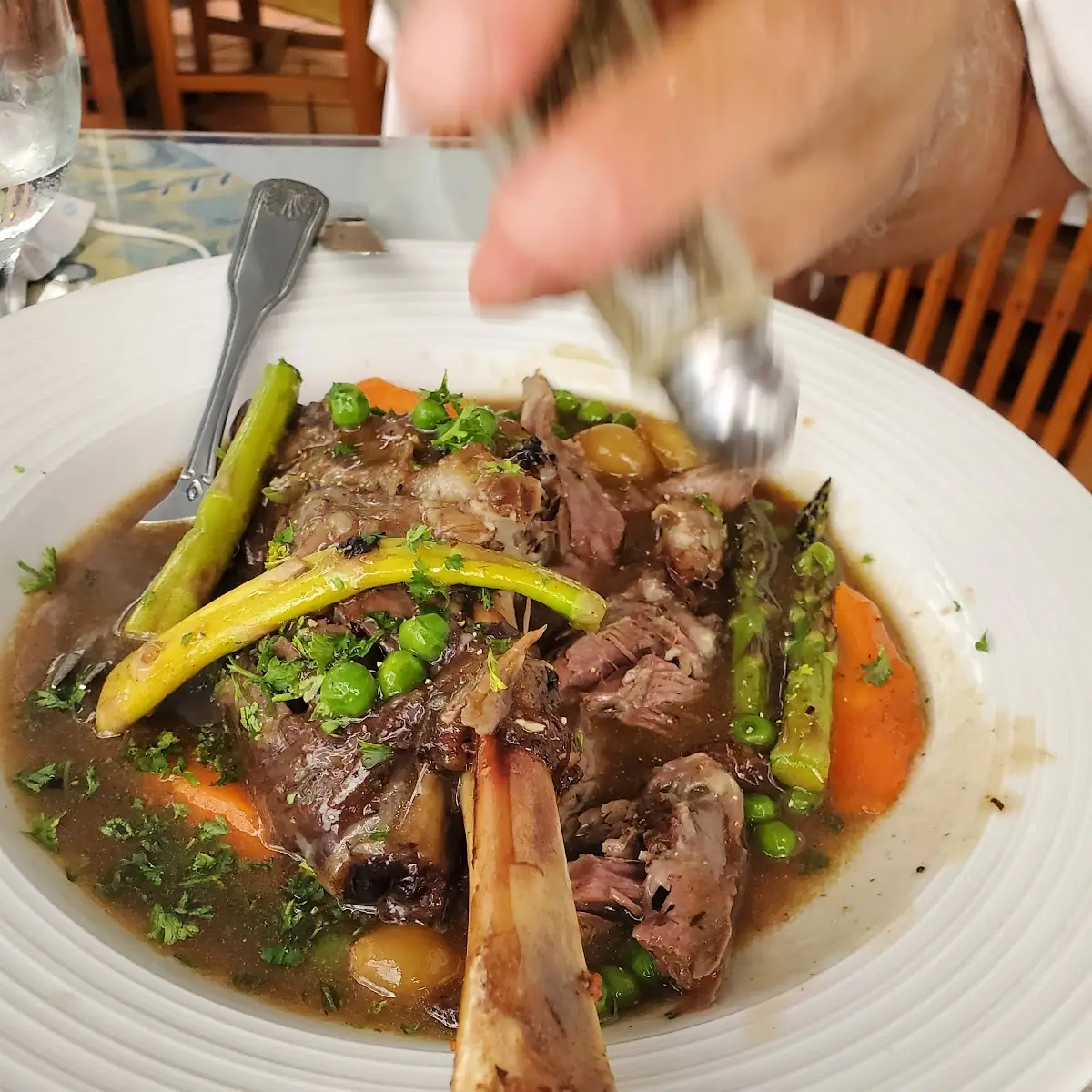 Oven Roasted Lamb Shank