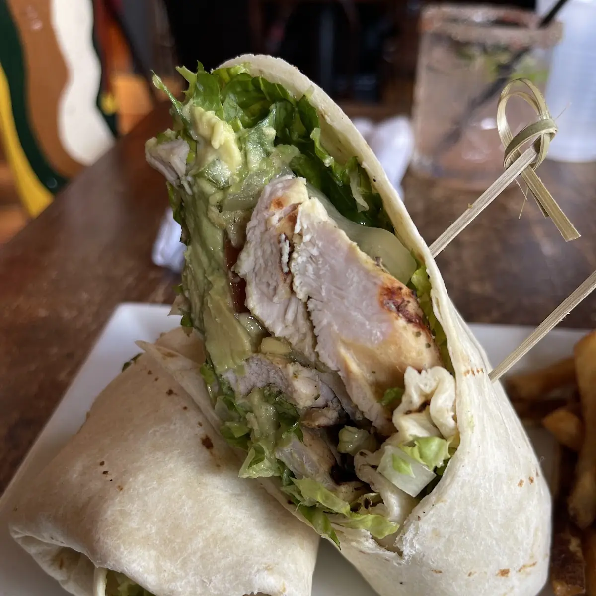 Baja Chicken Wrap