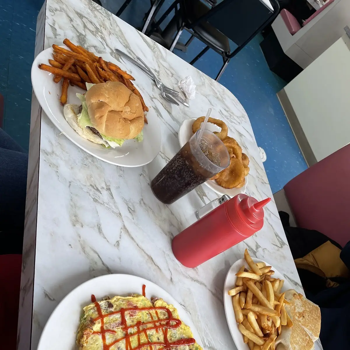 Omelett Wrap Burger