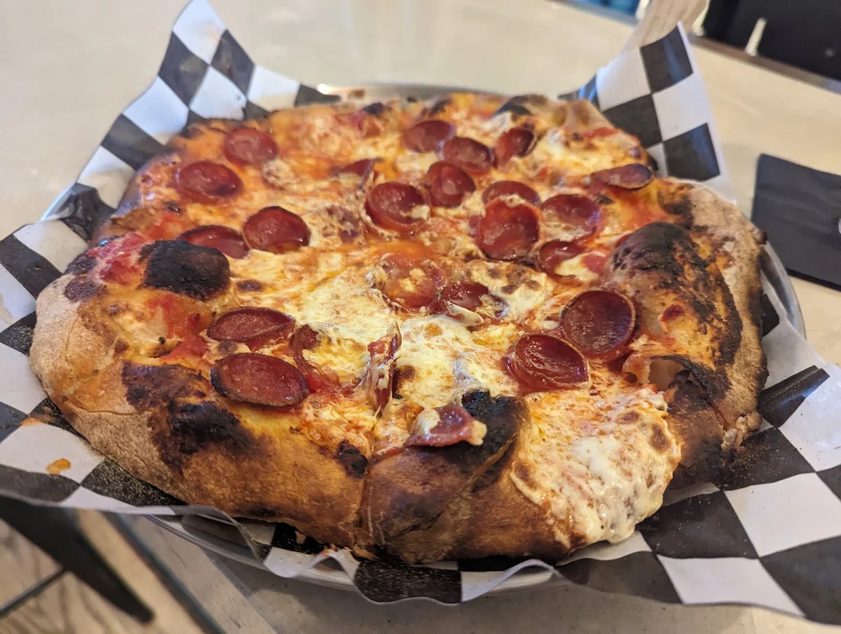 Pepperoni Pizza with Crisp Crust