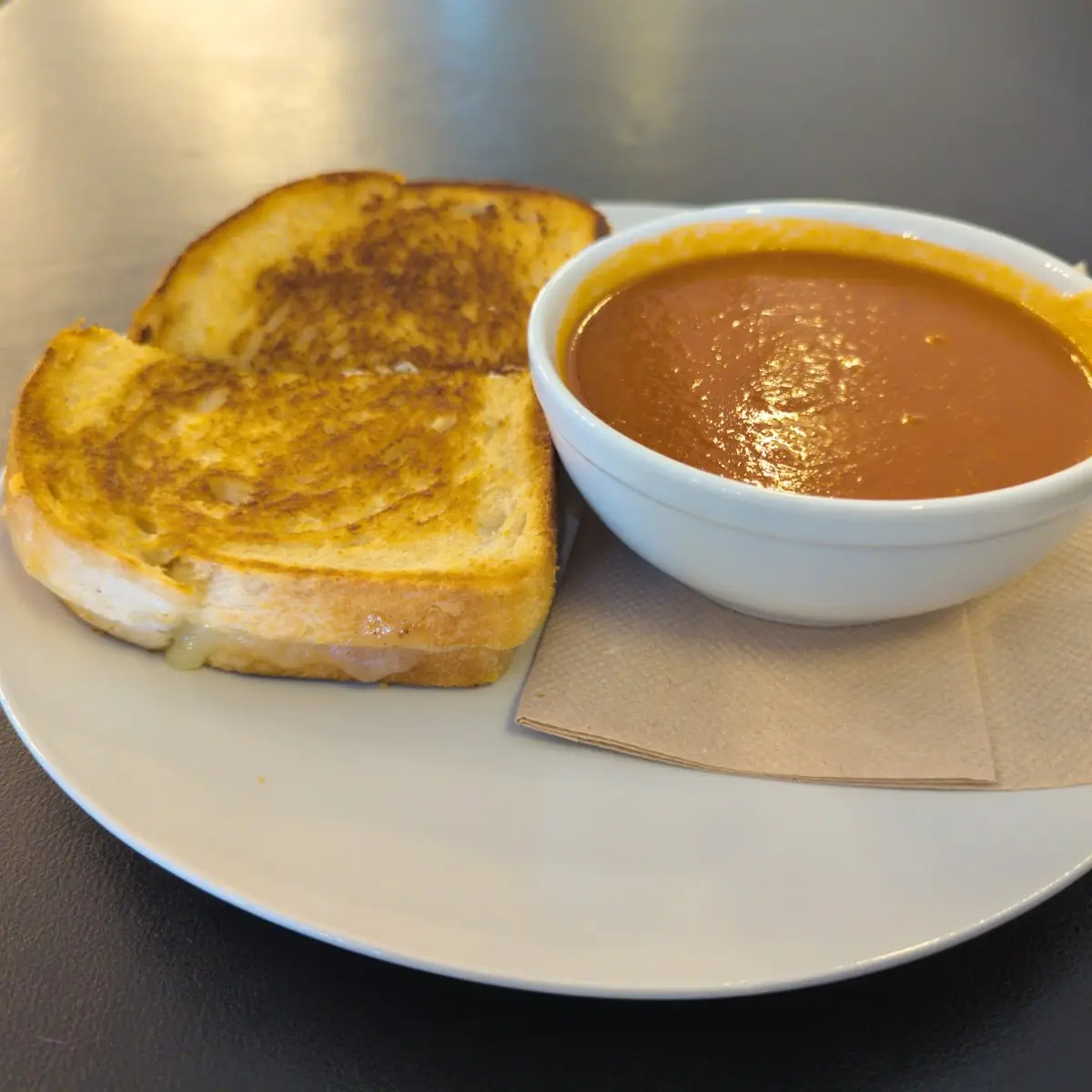 Grilled Cheese & Tomato Soup