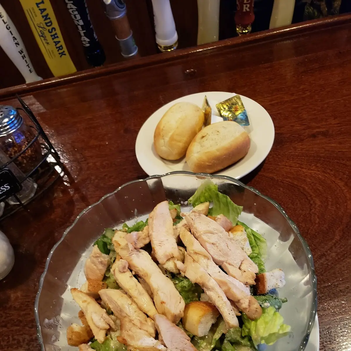 Blackened or Grilled Chicken Caesar