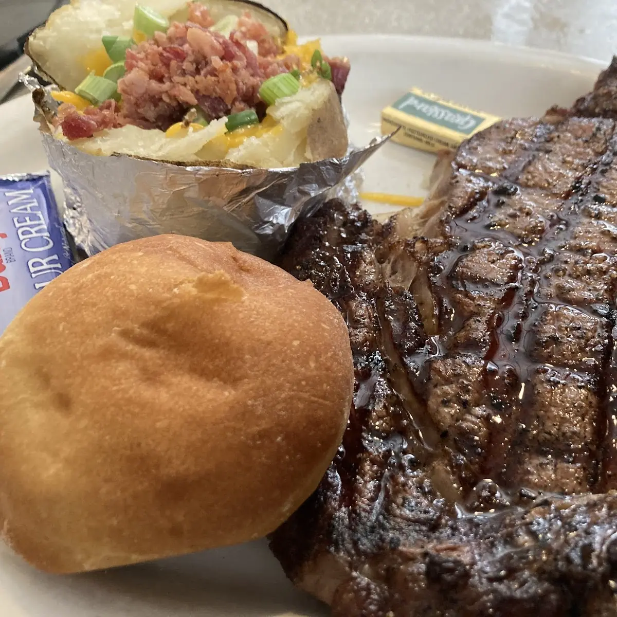 16 Ounce Ribeye Baked Potato