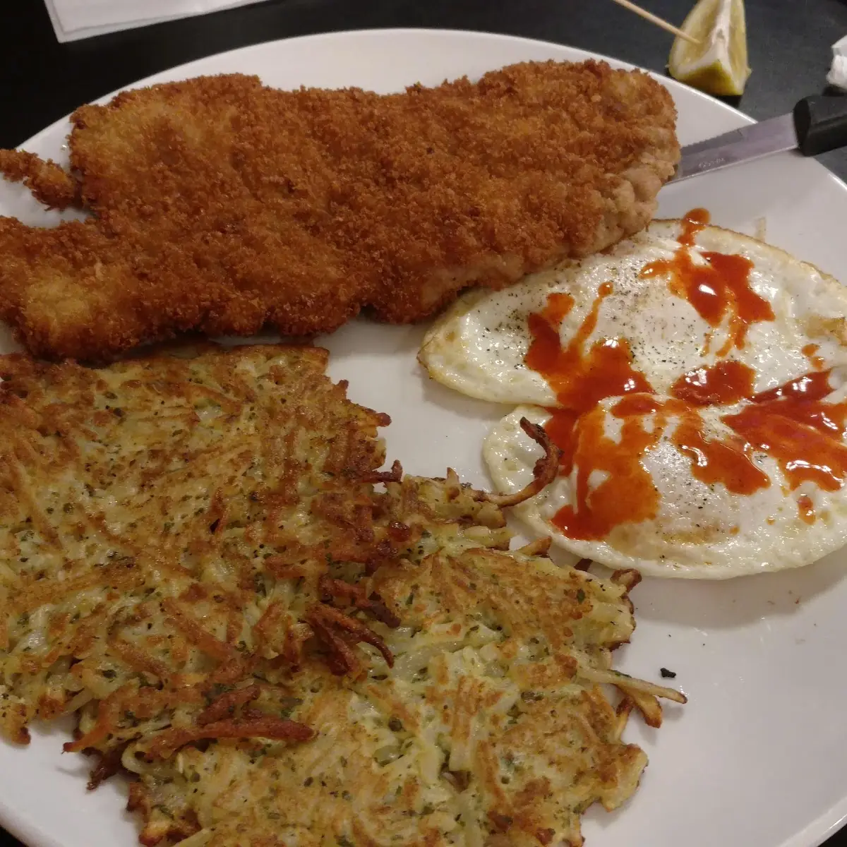 German Potato Pancake Combo