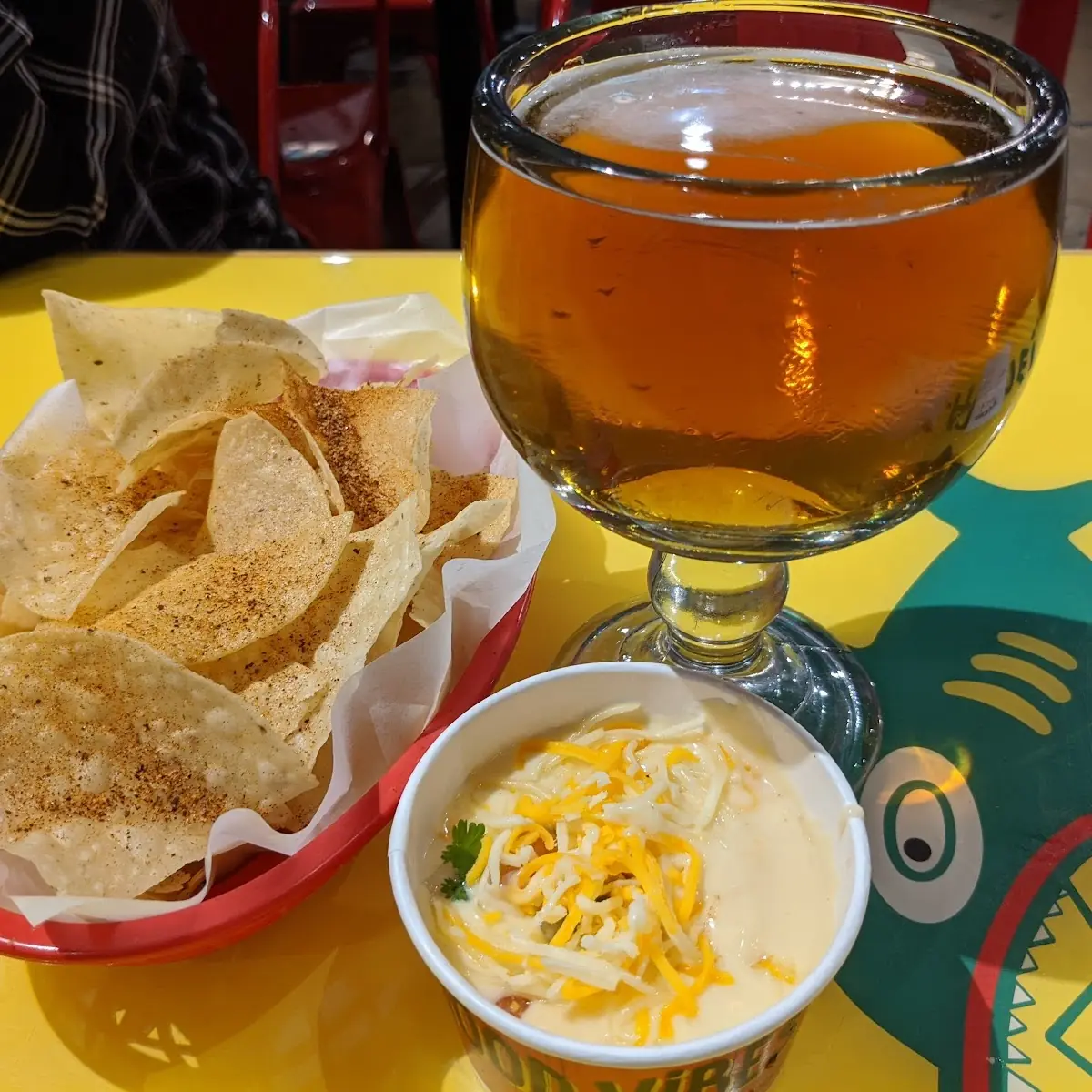 Chips and Queso Dip