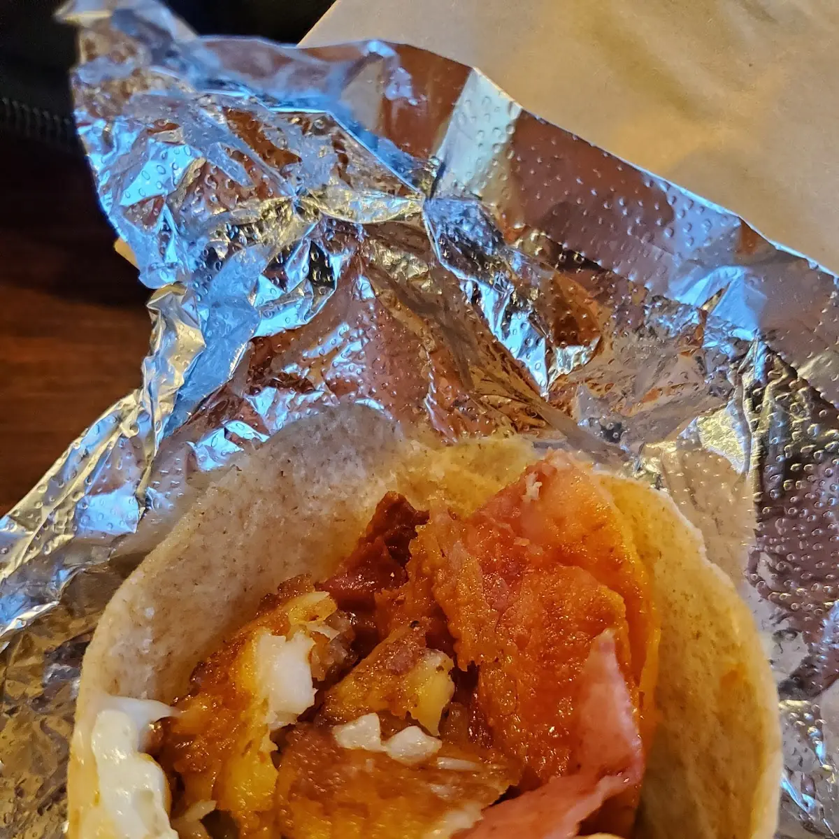 Corned Beef Hash Wrap