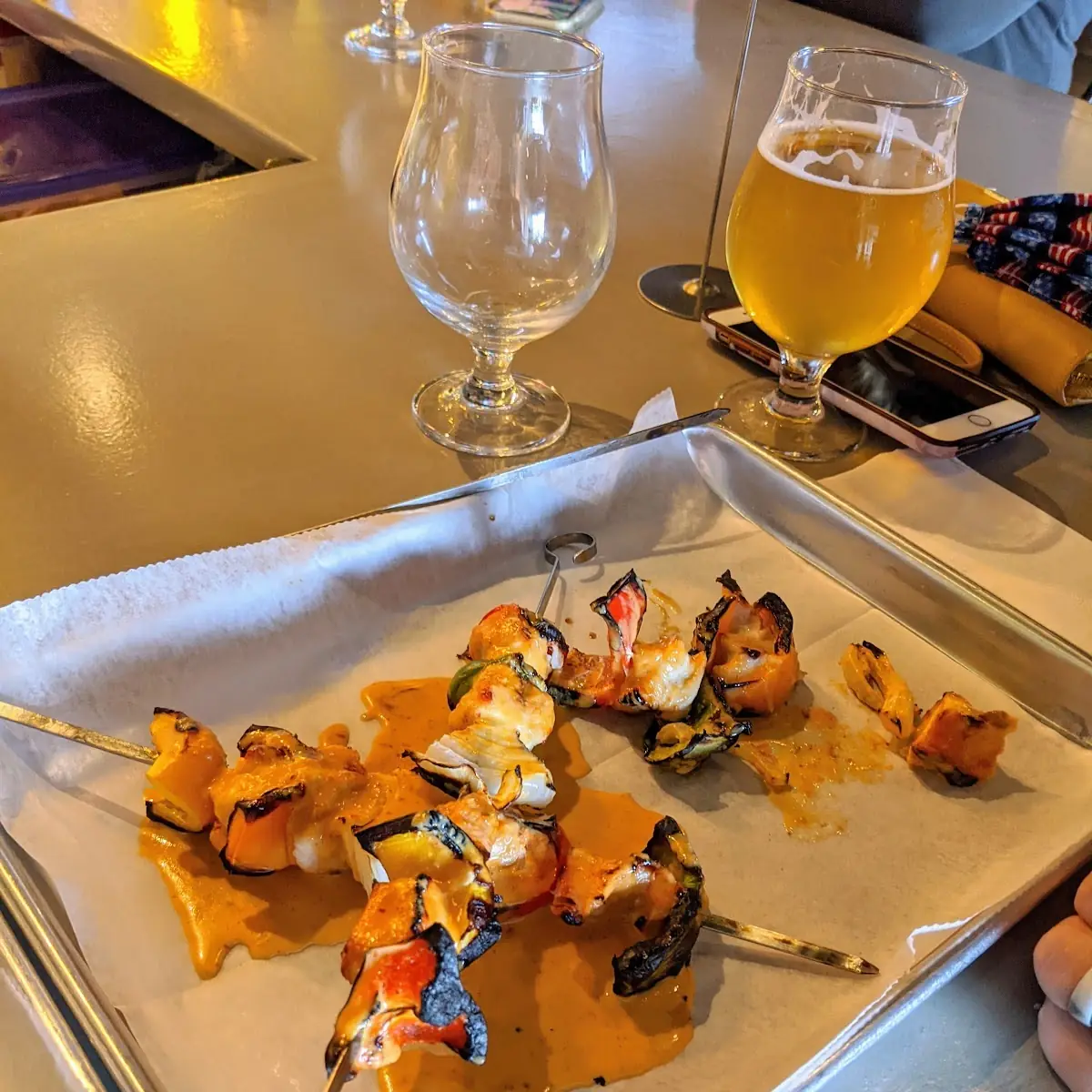 Curry Chicken Skewers