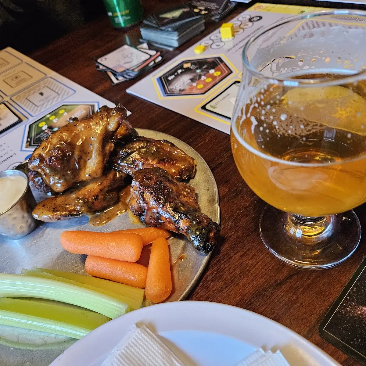 Thai Chicken Wings and Hazy