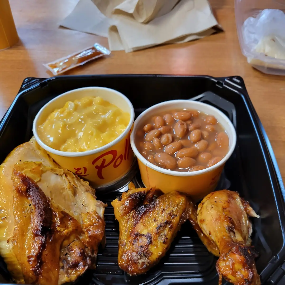 3 Piece Chicken Combo with Two Sides and Tortillas