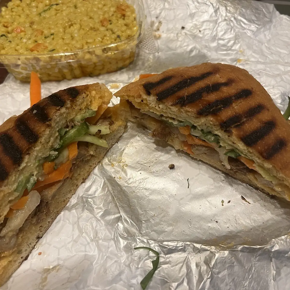 Pork Belly Banh MI with Couscous
