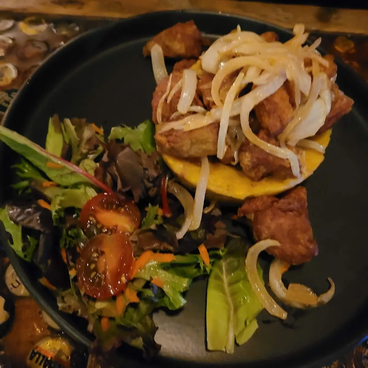 Mofongo Relleno de Carne Frita