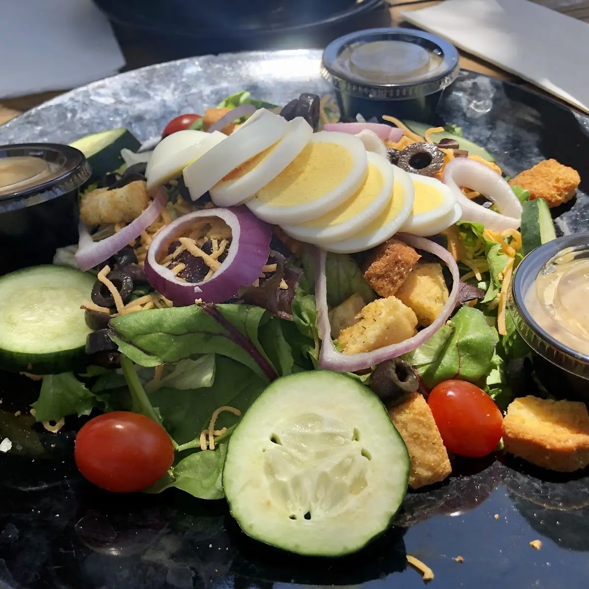 House Salad with Honey Mustard Dressing