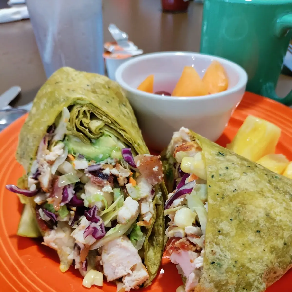 Chicken Bacon and Avocado Wrap