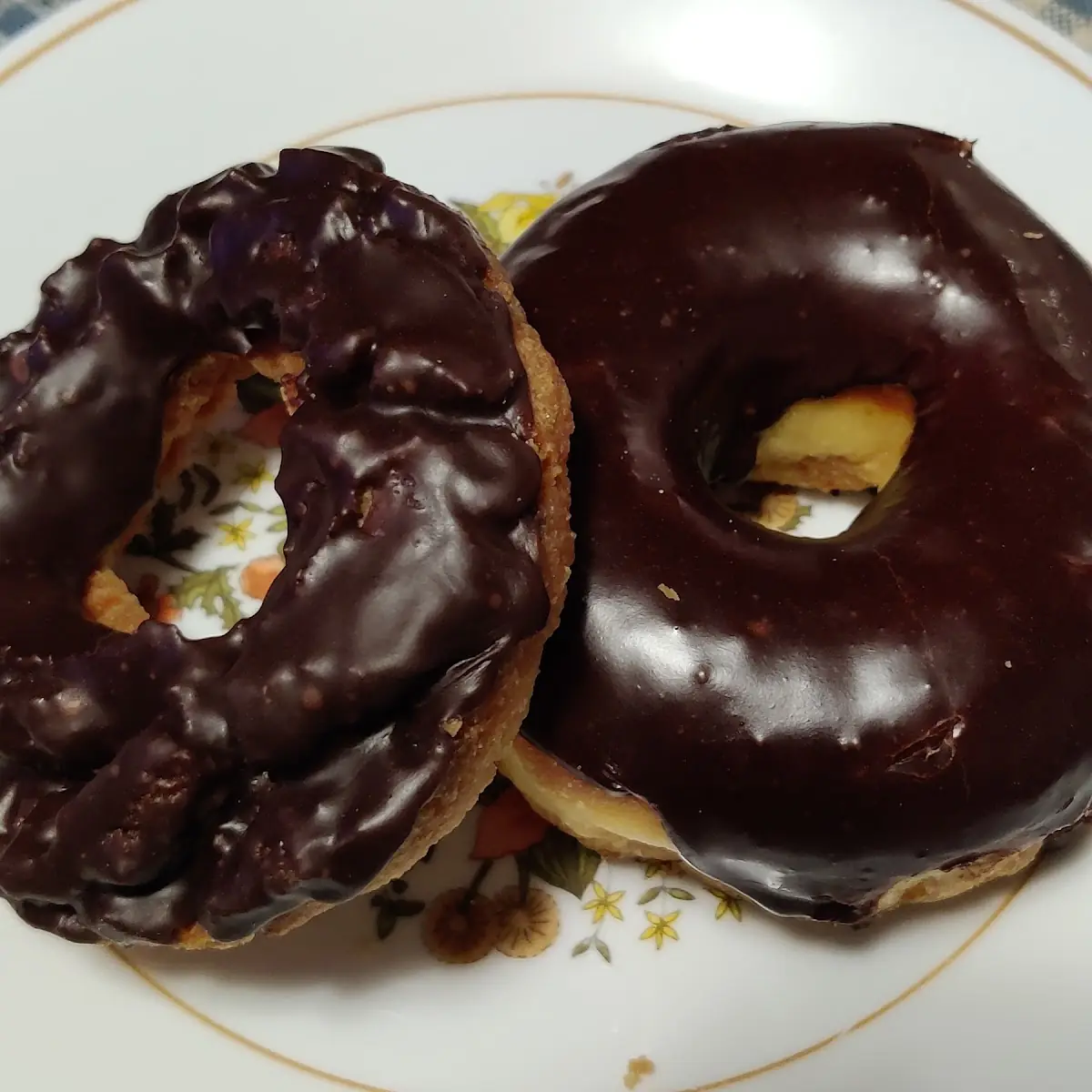 Old Fashioned Chocolate Glazed Donut