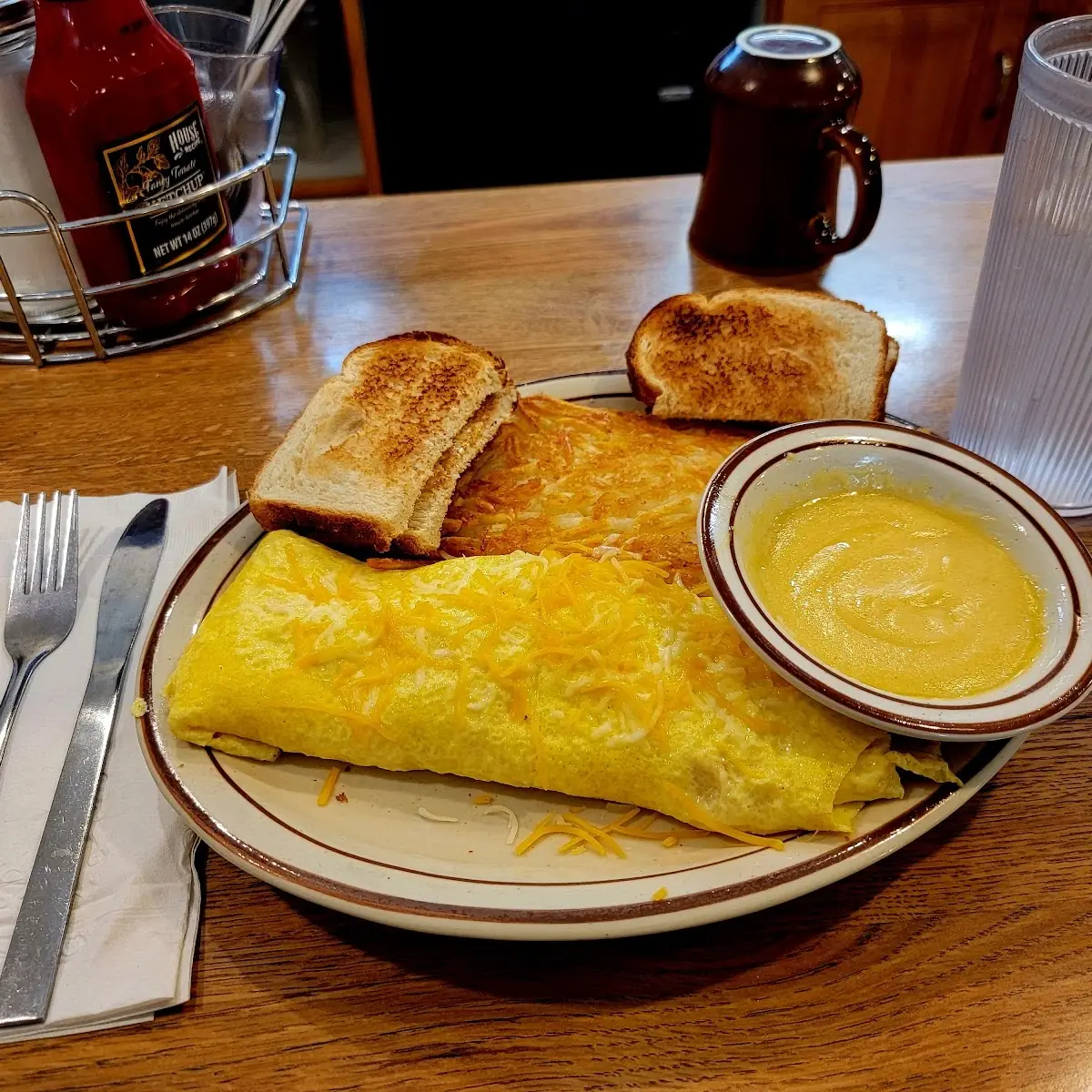 Bacon and Cheese Omelet