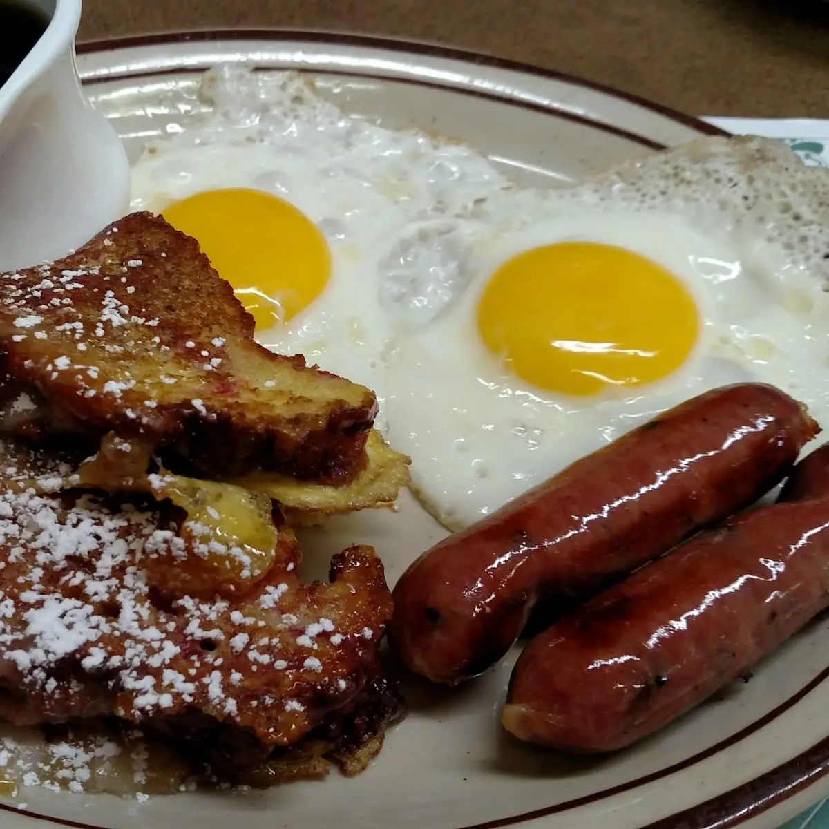 Raspberry Fritter French Toast