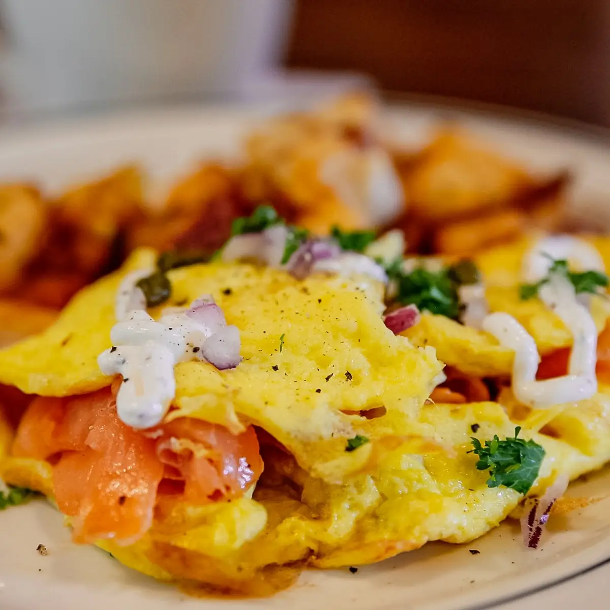 Smoked Salmon Omelet