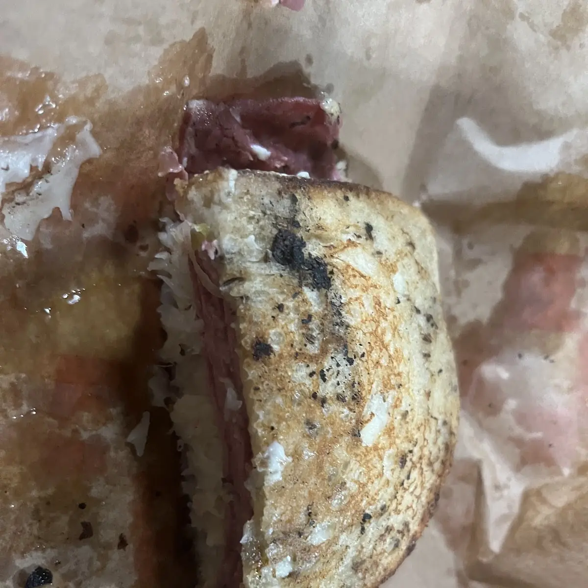 Half a Ruben Sandwich